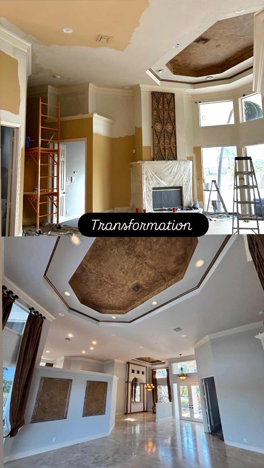 Living room transformation